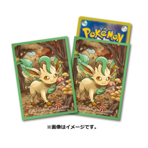 Pokemon center TCG sleeves, Leafeon 64 stuks of los